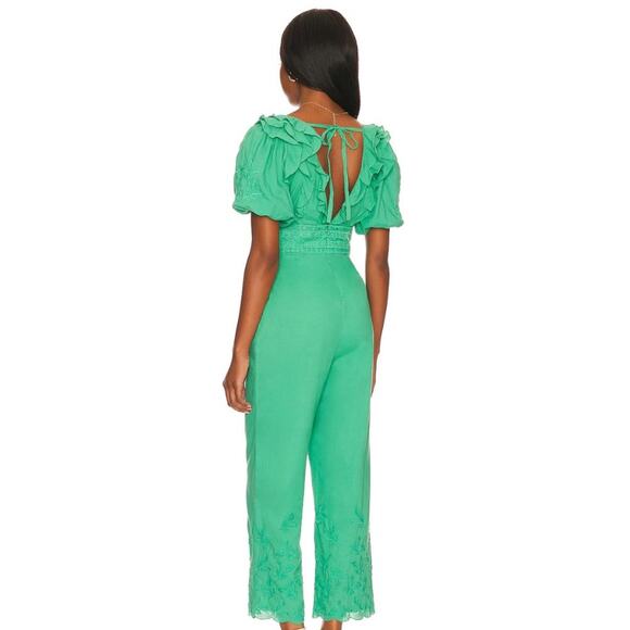 Majorelle Lala Jumpsuit in Spring Green NWOT Size Small - Picture 3 of 3